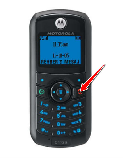 How to Soft Reset Motorola C113a