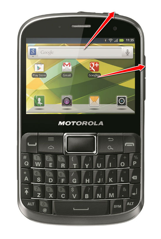 How to put Motorola Defy Pro XT560 in Fastboot Mode