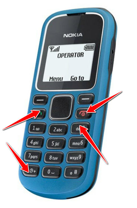 Hard Reset for Nokia 1280