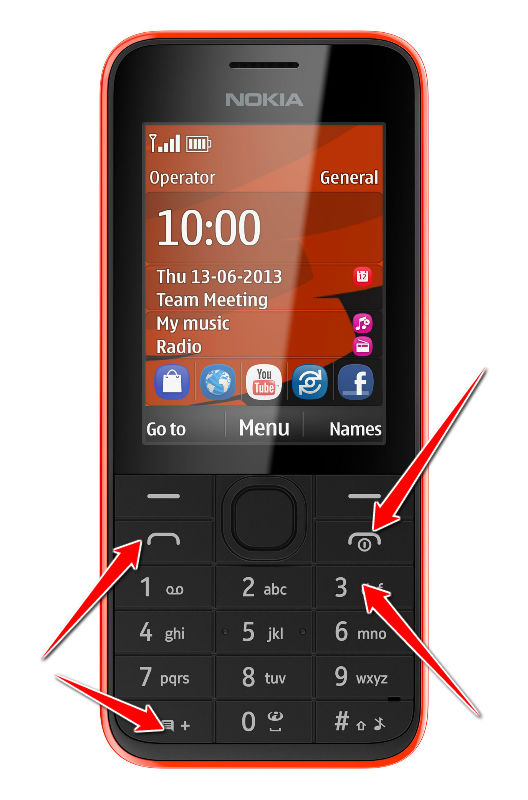 Hard Reset for Nokia 207