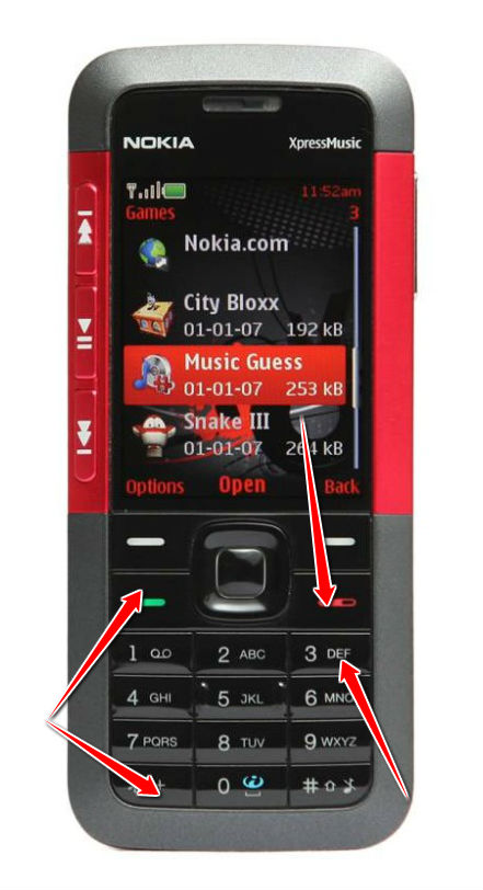 Hard Reset for Nokia 5310 XpressMusic