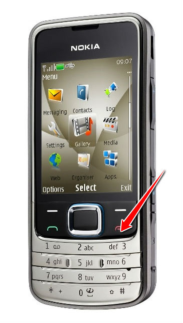 Hard Reset for Nokia 6208c