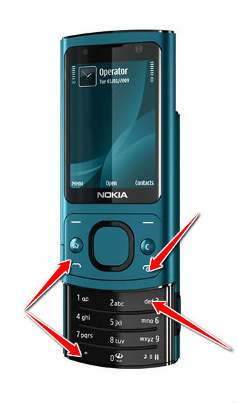 Hard Reset for Nokia 6700 slide