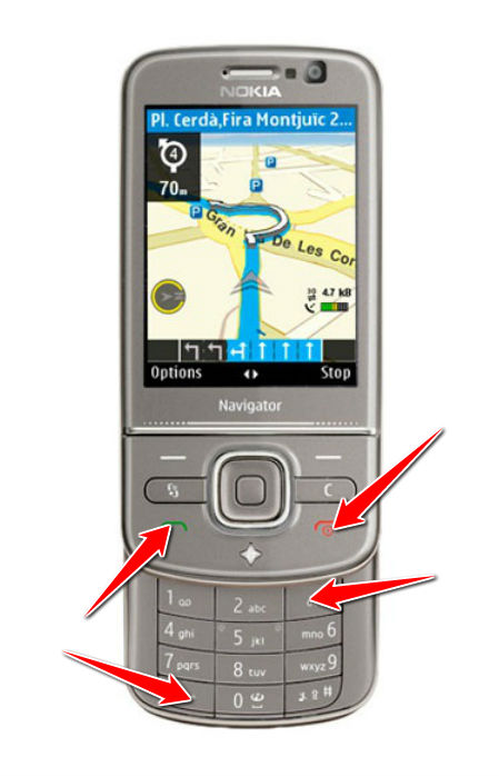 Hard Reset for Nokia 6710 Navigator