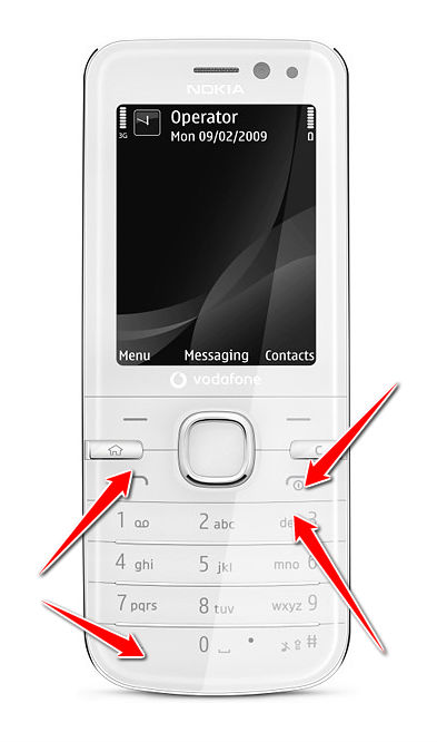 Hard Reset for Nokia 6730 classic