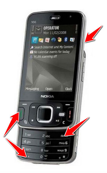 Hard Reset for Nokia N96