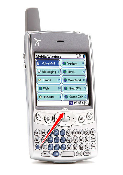 Hard Reset for Palm Treo 600