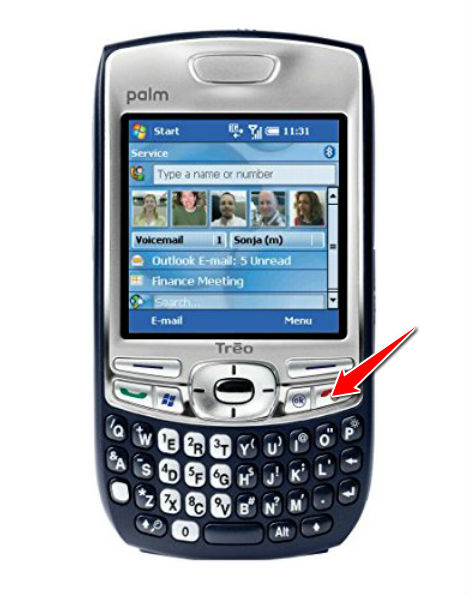 Hard Reset for Palm Treo 750
