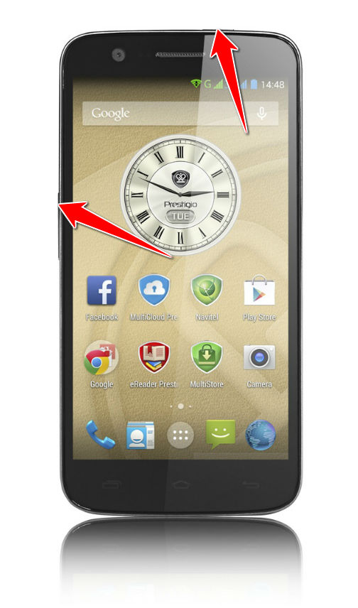How to put your Prestigio MultiPhone 5508 Duo into Recovery Mode