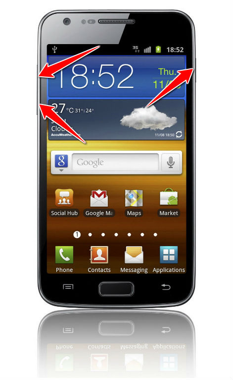 How to put Samsung Galaxy S II HD LTE in Download Mode