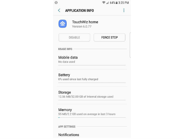 Installing Launcher in Samsung Galaxy S8