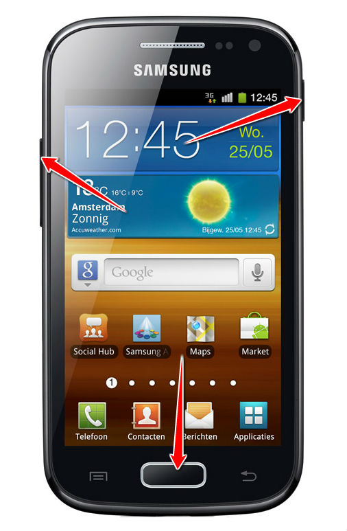 How to put your Samsung Galaxy Ace 2 I8160 into Recovery Mode