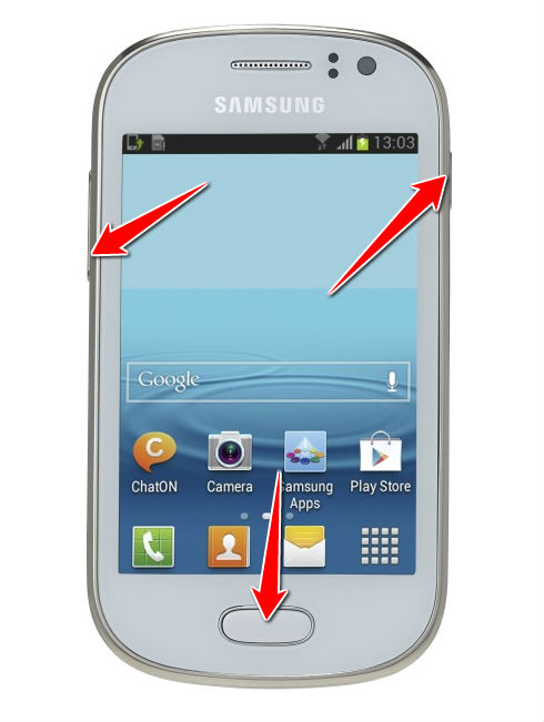 How to put Samsung Galaxy Fame S6810 in Download Mode