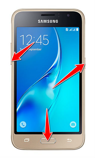 How to put Samsung Galaxy J1 4G in Download Mode