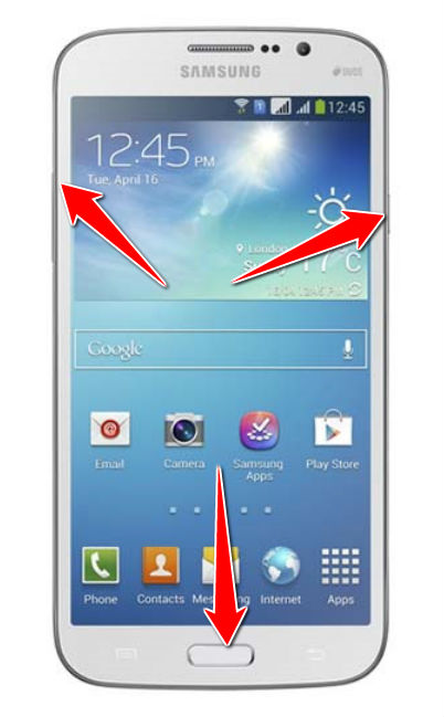 How to put your Samsung Galaxy Mega 5.8 I9150 into Recovery Mode