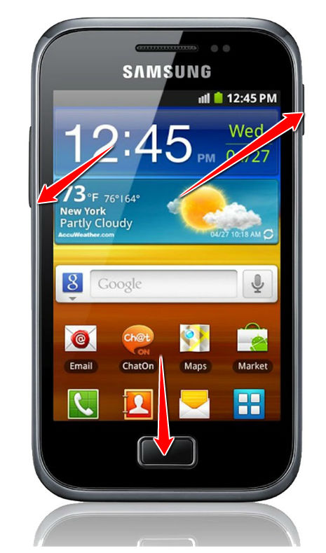How to put Samsung Galaxy mini 2 S6500 in Download Mode