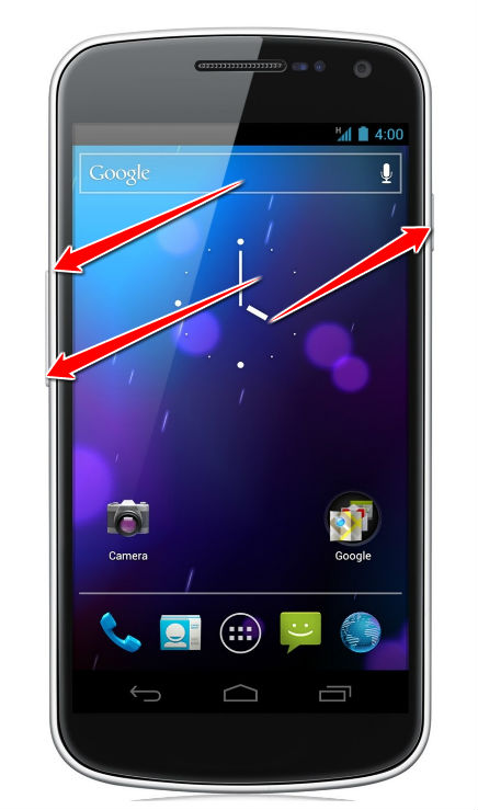 Hard Reset for Samsung Galaxy Nexus I9250