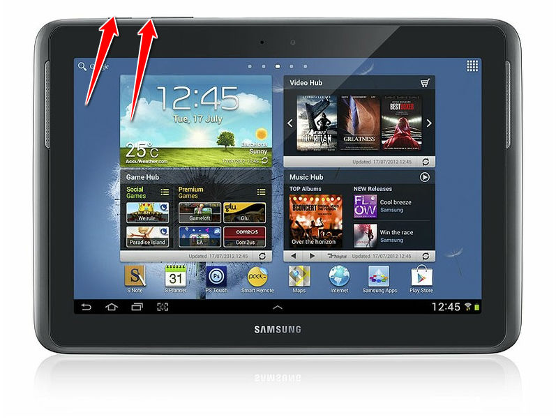 How to put your Samsung Galaxy Note 10.1 N8000 into Recovery Mode