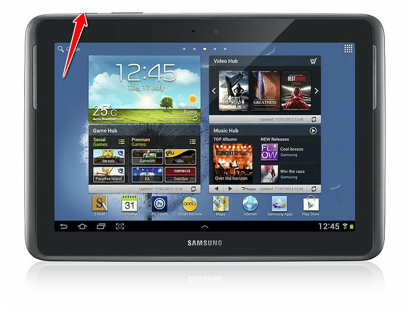 Hard Reset for Samsung Galaxy Note 10.1 N8000