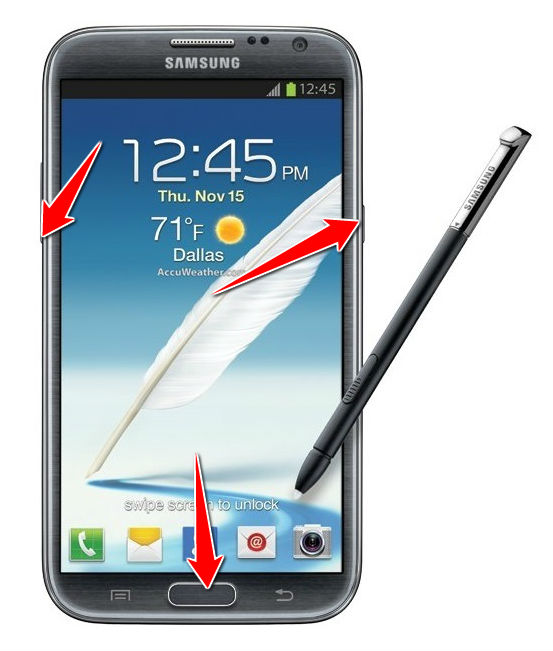 How to put Samsung Galaxy Note II CDMA in Download Mode
