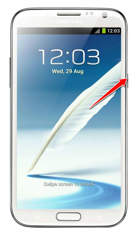 How to put Samsung Galaxy Note II N7100 in Download Mode