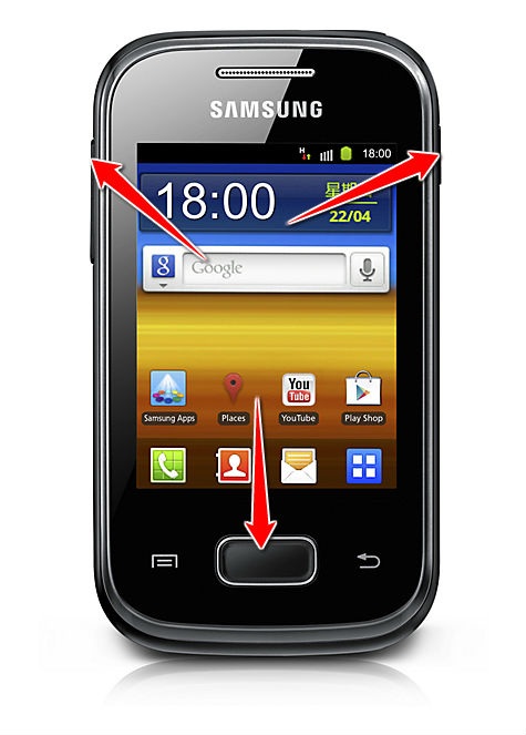 Hard Reset for Samsung Galaxy Pocket S5300