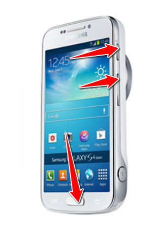 How to put your Samsung Galaxy S4 zoom into Recovery Mode