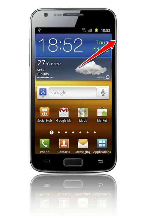 How to put Samsung Galaxy S II LTE I9210 in Download Mode