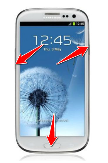 How to put Samsung Galaxy S III CDMA in Download Mode