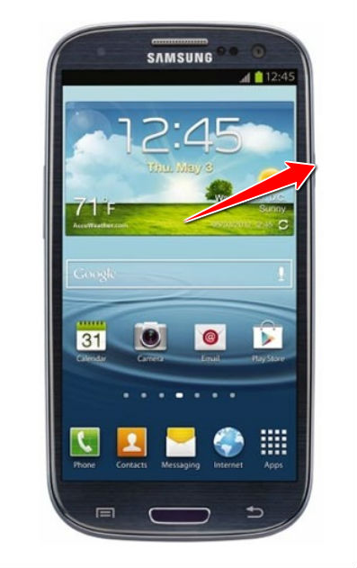 How to put Samsung Galaxy S III I747 in Download Mode