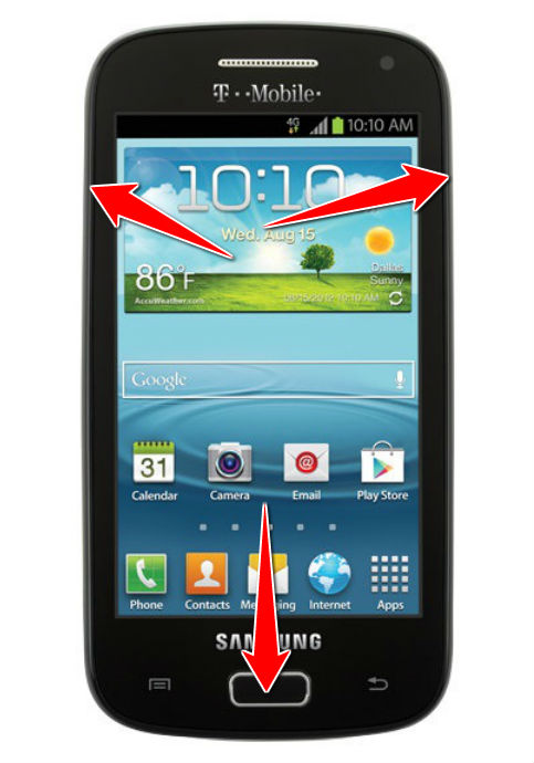 How to put your Samsung Galaxy S Relay 4G T699 into Recovery Mode