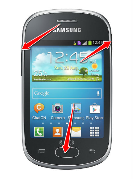 How to put your Samsung Galaxy Star Trios S5283 into Recovery Mode