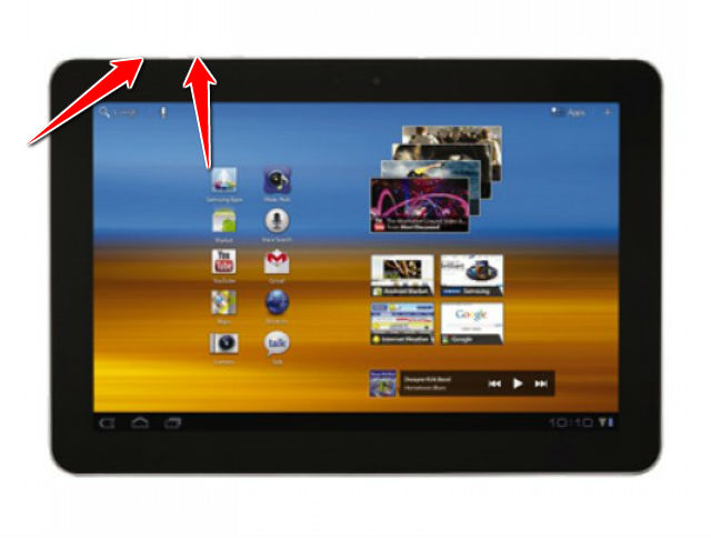 How to put your Samsung Galaxy Tab 10.1 P7510 into Recovery Mode