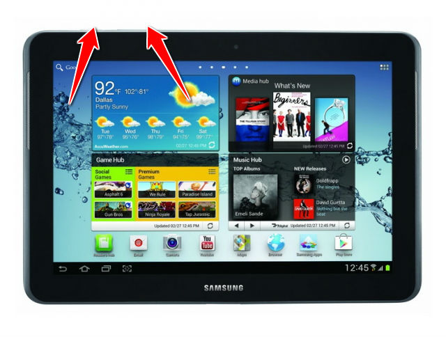 How to put Samsung Galaxy Tab 2 10.1 P5110 in Download Mode