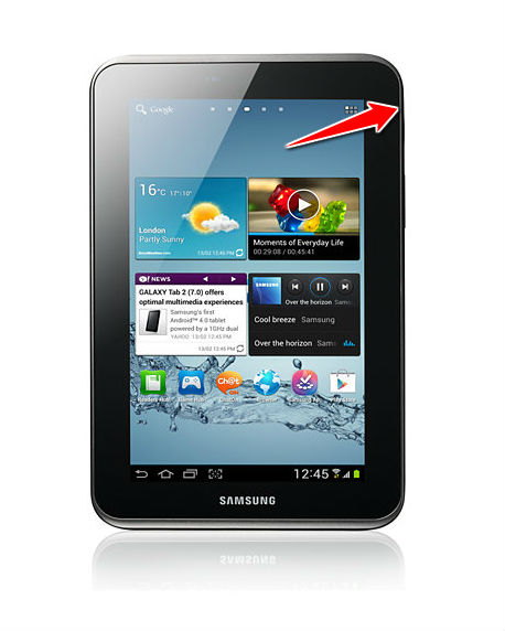 Hard Reset for Samsung Galaxy Tab 2 7.0 P3110