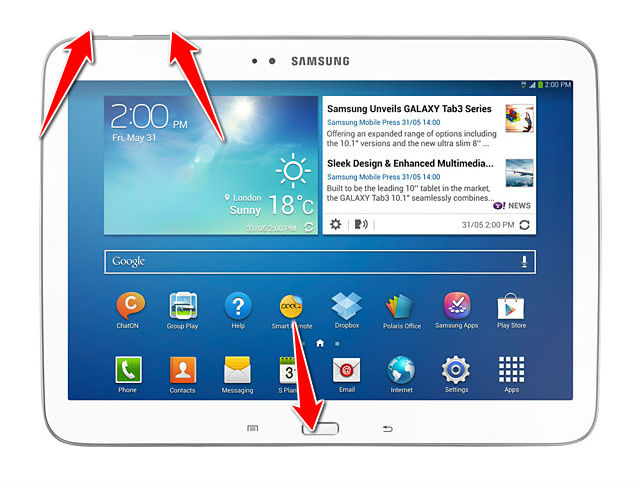 How to put your Samsung Galaxy Tab 3 10.1 P5200 into Recovery Mode