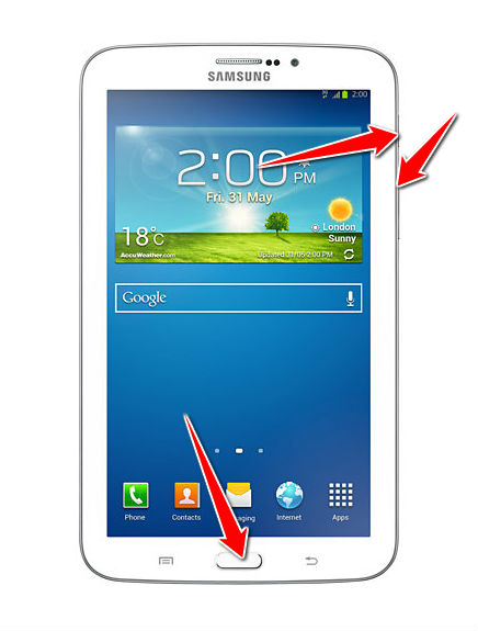 How to put your Samsung Galaxy Tab 3 7.0 into Recovery Mode