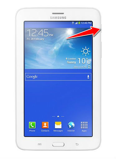 How to put Samsung Galaxy Tab 3 Lite 7.0 3G in Download Mode