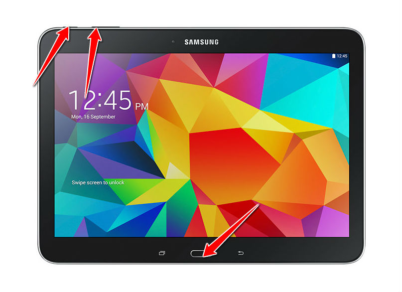 How to put your Samsung Galaxy Tab 4 10.1 (2015) into Recovery Mode