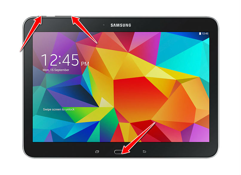 How to put Samsung Galaxy Tab 4 10.1 (2015) in Download Mode