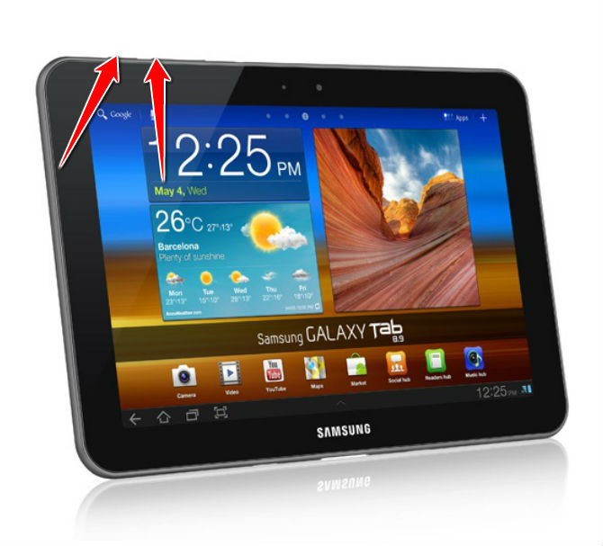 How to put your Samsung Galaxy Tab 8.9 P7310 into Recovery Mode