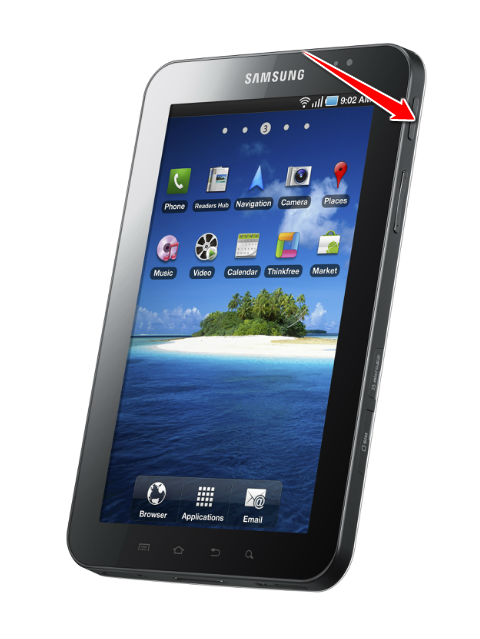 How to put Samsung Galaxy Tab CDMA P100 in Download Mode
