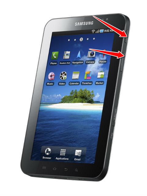 How to put your Samsung Galaxy Tab CDMA P100 into Recovery Mode
