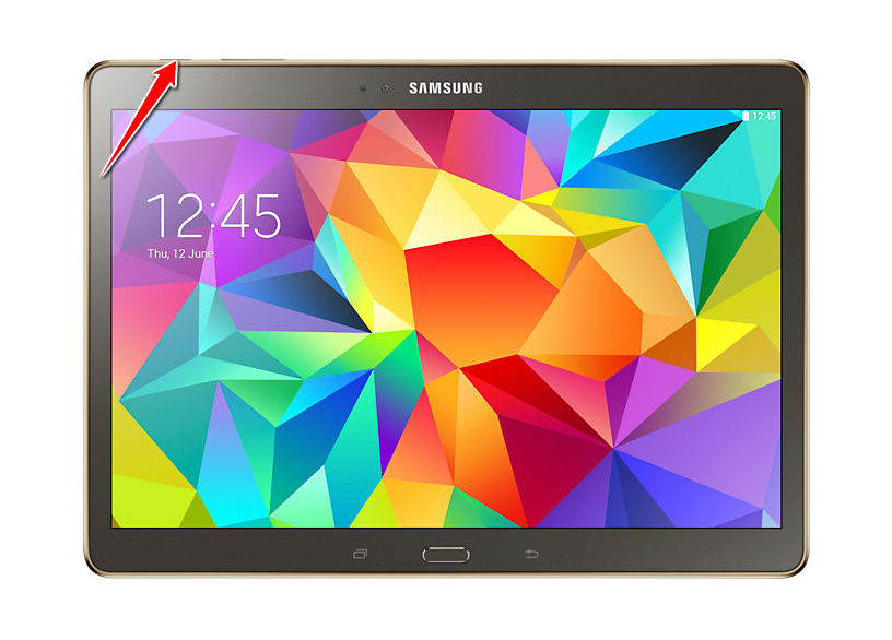 How to put Samsung Galaxy Tab S 10.5 LTE in Download Mode