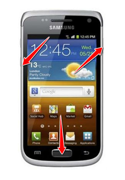 How to put Samsung Galaxy W I8150 in Download Mode