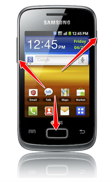 How to put Samsung Galaxy Y Duos S6102 in Download Mode