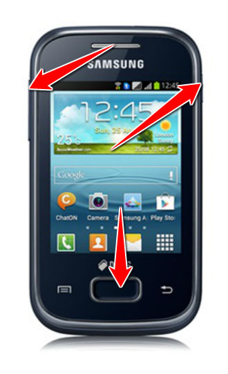 How to put your Samsung Galaxy Y Plus S5303 into Recovery Mode