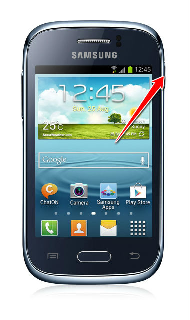 How to put Samsung Galaxy Young S6310 in Download Mode