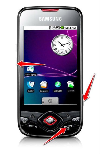 How to put Samsung I5700 Galaxy Spica in Download Mode
