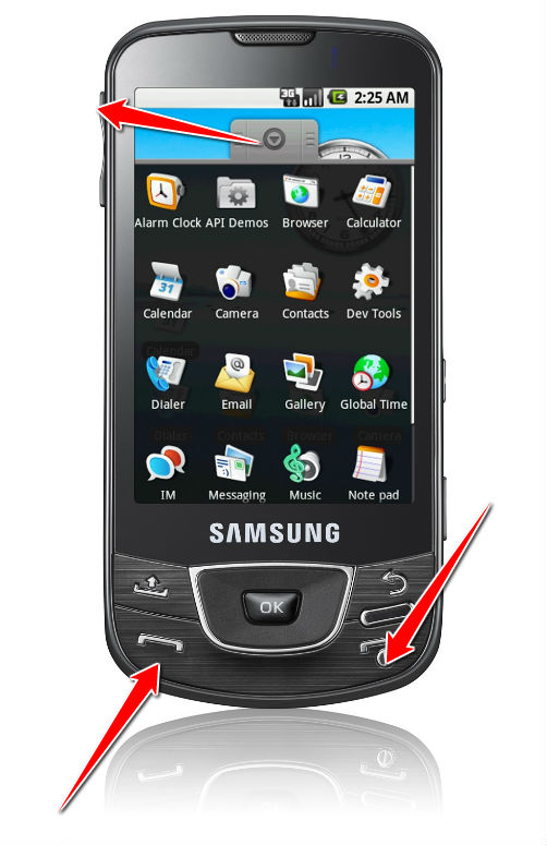 How to put your Samsung I7500 Galaxy into Recovery Mode